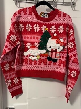 New with Tags Sanrio Hello Kitty & Cinnamoroll Ugly Christmas Sweater